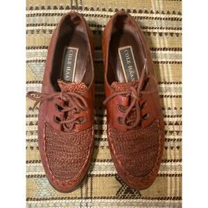 Cole Haan Vintage Woven Leather Oxfords ~ Women's 8AA / 7.5 ~ INCREDIBLE!